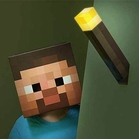 Veilleuse - Minecraft - Torche Murale